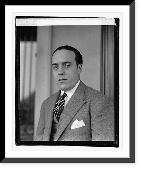 Historic Framed Print, Carlos de La Torre, 9/28/22,  17-7/8" x 21-7/8"