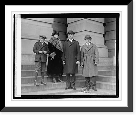 Sen. Walter F. George & family, 11/20/22, Antique Wall Art