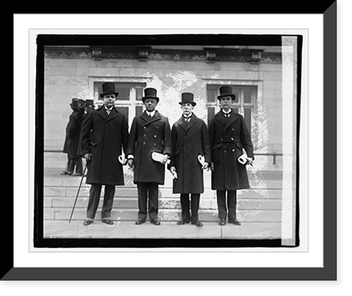 Historic Framed Print, El Salvadorian delegates, 12/4/22,  17-7/8" x 21-7/8"