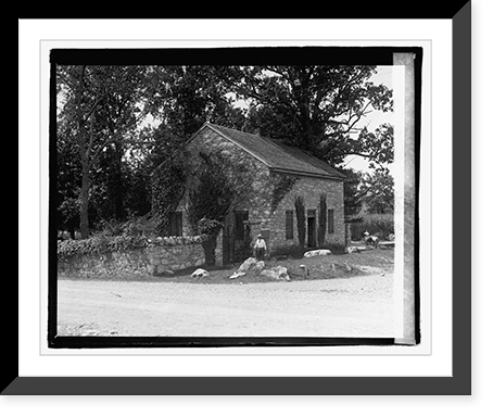 Old chapel, Milford Pike, Clarke County, Virginia, near Berryville Classic, Vintage Poster