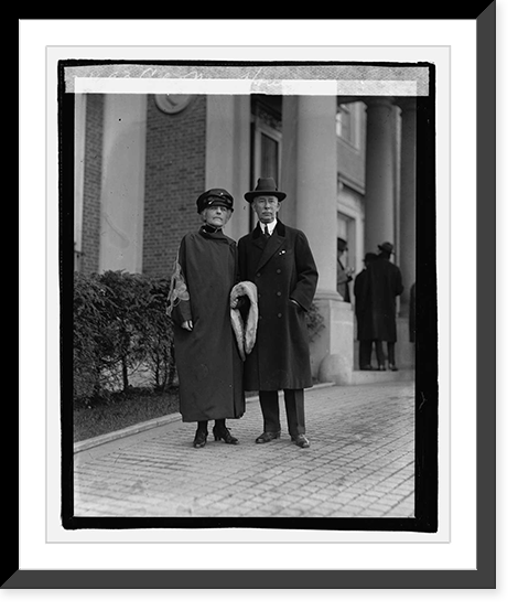 Historic Framed Print, Col. & Mrs. House, [12/5/22],  17-7/8" x 21-7/8"