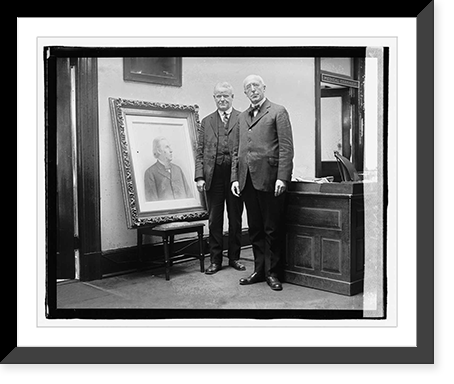 Historic Framed Print, [Civil Servers Tony Strong, Mathew F. Hollorain, & Jno. T. Doyle 3/7/23],  17-7/8" x 21-7/8"