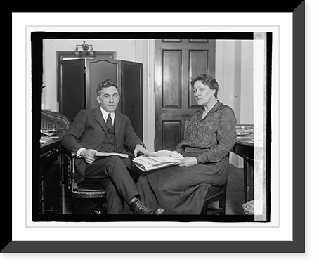 Meyer Jacobstein of NY & Miss Mabel Randolph, 3/16/23, Antique Wall Art