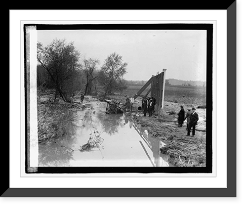 Historic Framed Print, Flood, 4/30/23,  17-7/8" x 21-7/8"