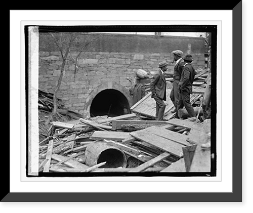 Historic Framed Print, Flood, [4/30/23] - 2,  17-7/8" x 21-7/8"