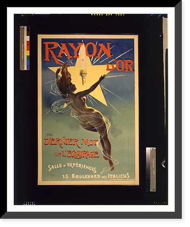 Rayon dor dernier mot de leclairage. Pal, Historic Print