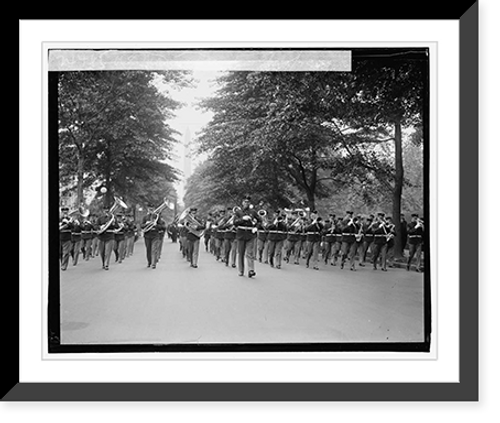 Historic Framed Print, U.S. Marine Band, 5/30/23,  17-7/8" x 21-7/8"