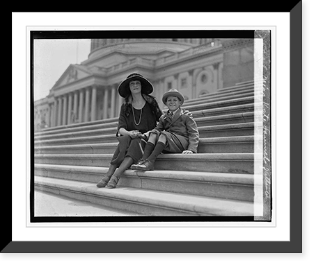 Miss Kate Samuels of Atlanta & Hal Crawford, Antique Print