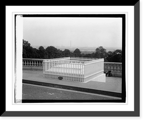 Historic Framed Print, Tomb of Unknown soldier,  17-7/8" x 21-7/8"