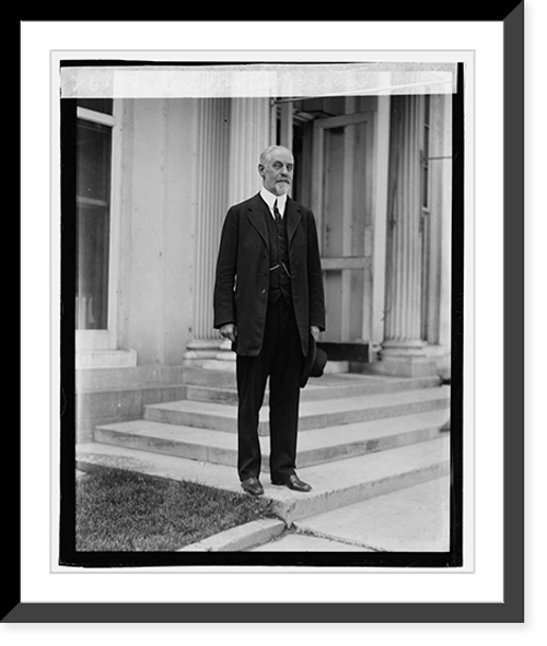 Historic Framed Print, Rev. Wm. E. Barton, [9/10/23],  17-7/8" x 21-7/8"