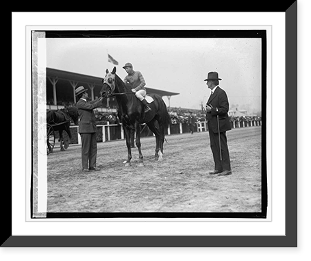 Historic Framed Print, Grayson with My Own,  10/2/23,  17-7/8" x 21-7/8"