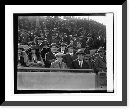 Secty. & Mrs. Hughes, Marine - Army game, 12/1/23, Historic Reproduction
