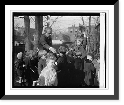 Historic Framed Print, Davis at Foundling Home, [12/21/23] - 6,  17-7/8" x 21-7/8"