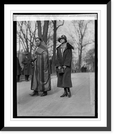 Squaw of Chief Red Eagle, 1/19/24, Historic Print