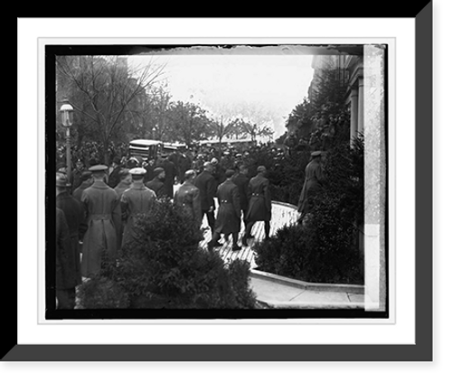 Historic Framed Print, Wilson funeral, 2/6/24 - 4,  17-7/8" x 21-7/8"