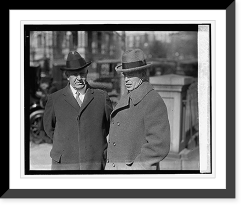 Historic Framed Print, Denby & Work, 2/15/24,  17-7/8" x 21-7/8"
