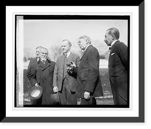 Historic Framed Print, Coolidge (50&oslash; group), 2/21/24,  17-7/8" x 21-7/8"