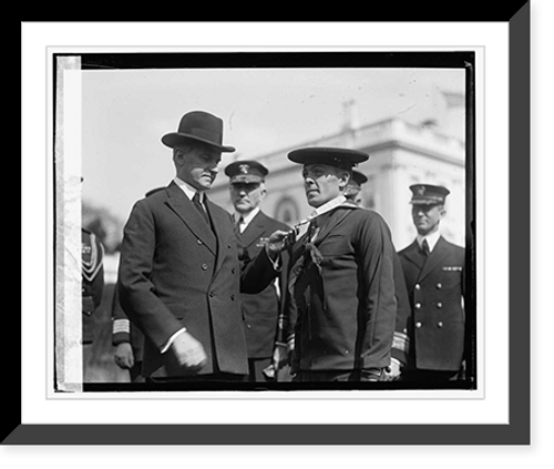 Historic Framed Print, Coolidge & Henry Breault, [3/8/24],  17-7/8" x 21-7/8"
