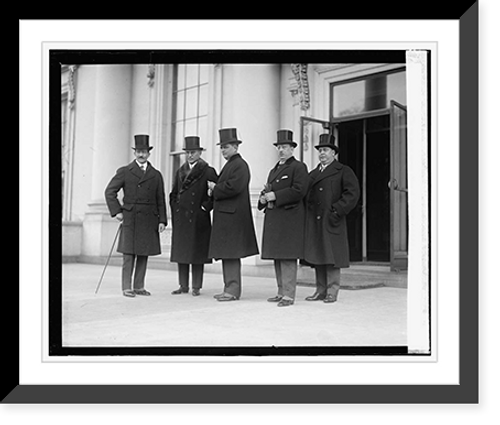 Historic Framed Print, Panama Commission, 3/14/24,  17-7/8" x 21-7/8"