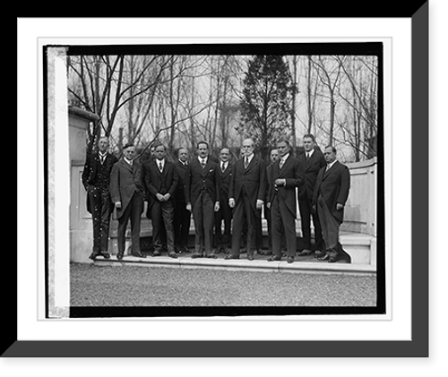 Historic Framed Print, Hughes & Panama Commission, 3/14/24,  17-7/8" x 21-7/8"