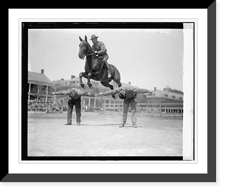 Sergt. Frank W. Smith on Sam, 4/15/24, Historic Print