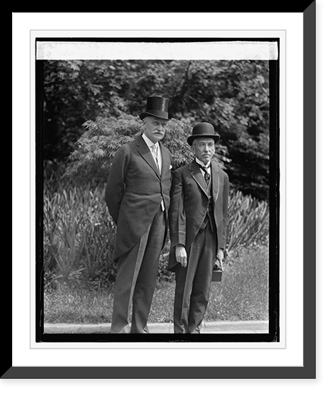 Sir Esme Howard & Rt. Hon. Wm. Morris Hughes, 5/10/24, Historic Reproduction