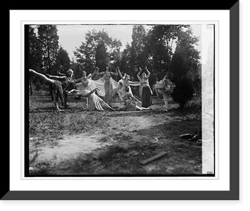 Historic Framed Print, Nat. Am. Ballet, 8/20/24 - 4,  17-7/8" x 21-7/8"