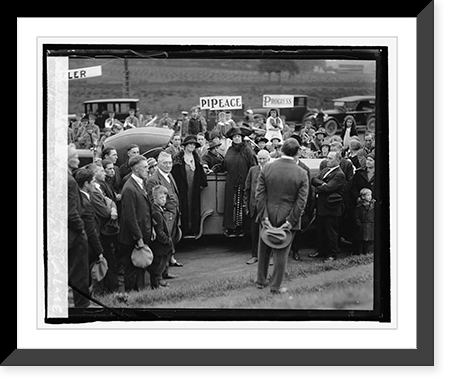Sen. Todd & Mrs. LaFollette at Mt. Lake Park, Md., 9/29/24 Classic, Vintage Print