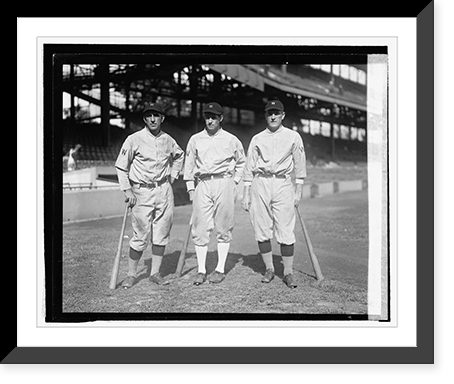 Washingtons double play trio Peck to Harris to Judge, 10/1/24, Vintage Wall Art