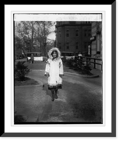 Historic Framed Print, Mrs. Arnalulunguak, eskimo, [11/3/24],  17-7/8" x 21-7/8"