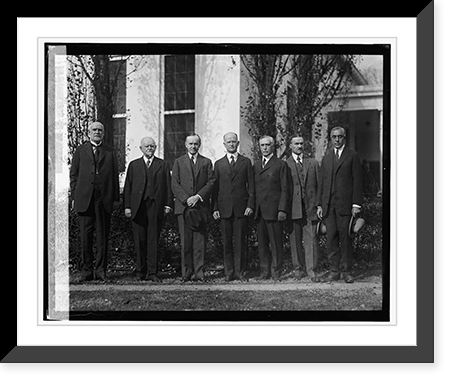 Pres. Coolidge with Supt. & Alumni of Va. M.I., 11/12/24, Vintage Wall Art