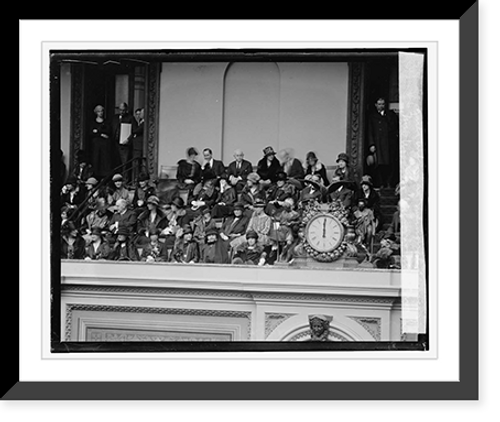 Historic Framed Print, Mrs. Woodrow Wilson & Miss Margaret Wilson at memorial services,  17-7/8" x 21-7/8"