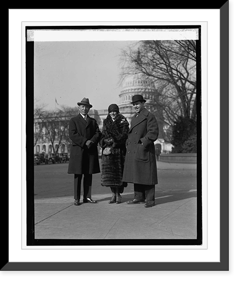 Mickey Walker and wife with Rep. Britten at Capitol, 2/5/25, Antique Wall Art