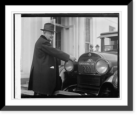 Rep. B.H. Snell with New Congressional tag at W.H., 2/5/25, Vintage Print