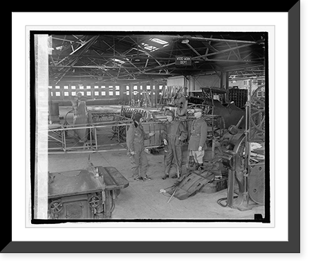 Rep. P.B. O' Sullivan, Gen. Mitchell, Maj. H.B. Clegett at Bowling field, 2/20/25, Antique Poster