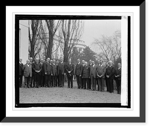 Historic Framed Print, Sons of veterans at W.H., 2/16/25,  17-7/8" x 21-7/8" Historic Framed Print, Sons of veterans at W.H., 2/16/25,  17-7/8" x 21-7/8"