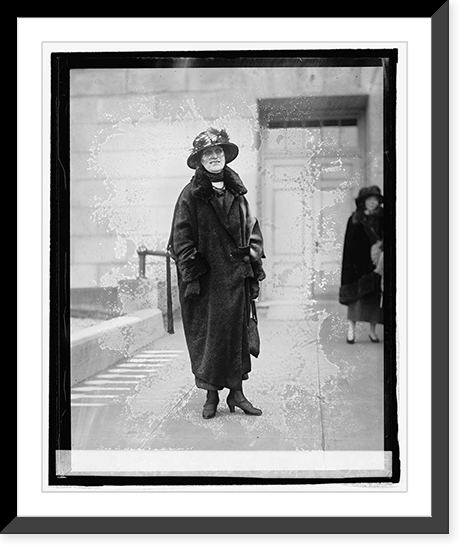 Historic Framed Print, Governor Nellie T. Ross of Wyoming, 3/3/25,  17-7/8" x 21-7/8"