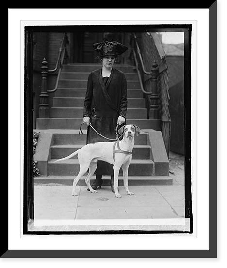 Miss Nancy Weeks with Mr Rowe, 4/10/25, Vintage Print
