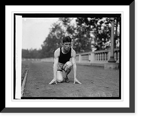 Black & White Photo - So. Atlantic champ, C.T. Pugh, Md. State, 1925