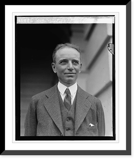 Historic Framed Print, W.D. Mitchell, Solicitor General, [6/8/25],  17-7/8" x 21-7/8"