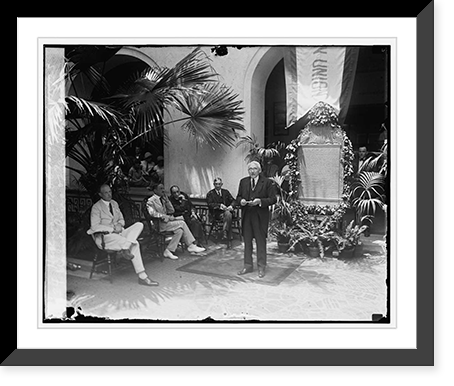 Unveiling of Pan American Highway tablet, 6/15/25 - 2 Classic, Antique Print