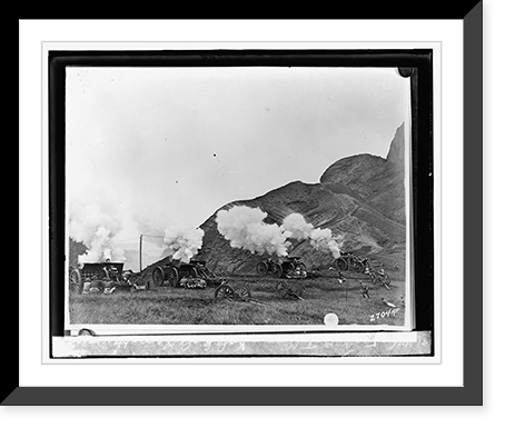 Field artillary, Kolekole Pass, Hawaii, Antique Poster