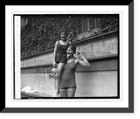Winifred Faunce? (standing), Grace Warner Classic, Vintage Wall Art