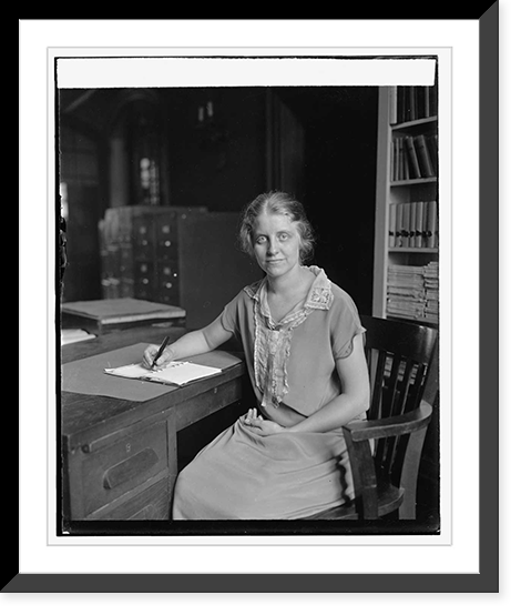 Miss Josephine Jenkins, Gen. Fed. of Women's Clubs, Vintage Wall Art
