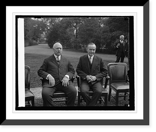 Historic Framed Print, Weeks & Coolidge, 10/13/25,  17-7/8" x 21-7/8"