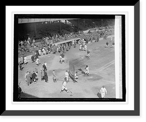 Historic Framed Print, Batting practice, World Series, 1925,  17-7/8" x 21-7/8"