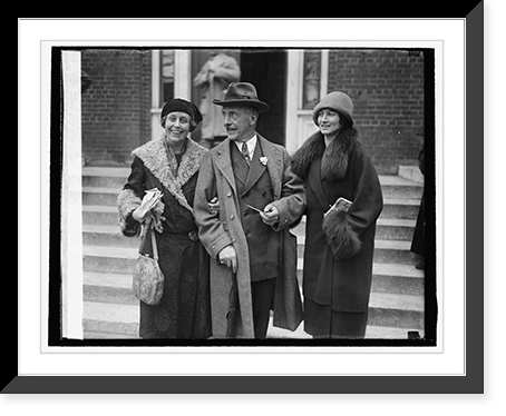 Mrs. Wm. Mitchell, Mr. Sidney Miller and Mrs. Arthur Young, 10/30/25, Vintage Print