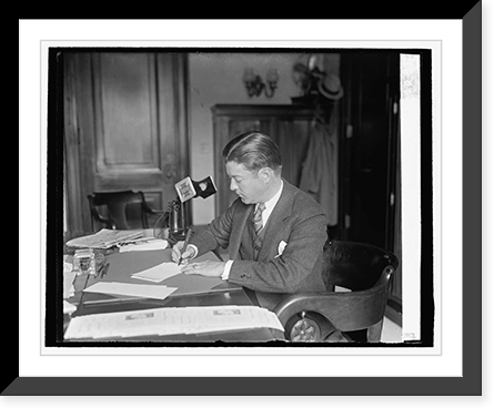 Senator Robt. M. LaFollette, Jr., 10/27/25, Vintage Wall Art
