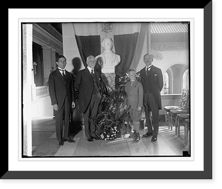 Unveiling of Duarte bust at Pan American, 11/18/25 - 2, Vintage Wall Art