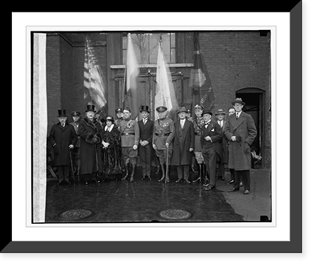 Ignace Paderewski with American Legion officials, 12/21/25, Vintage Wall Art